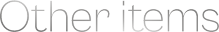 Other items